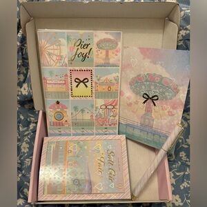 Simply Gilded Salt Air Fair June 2024 Subscription Stationery Stickers Set